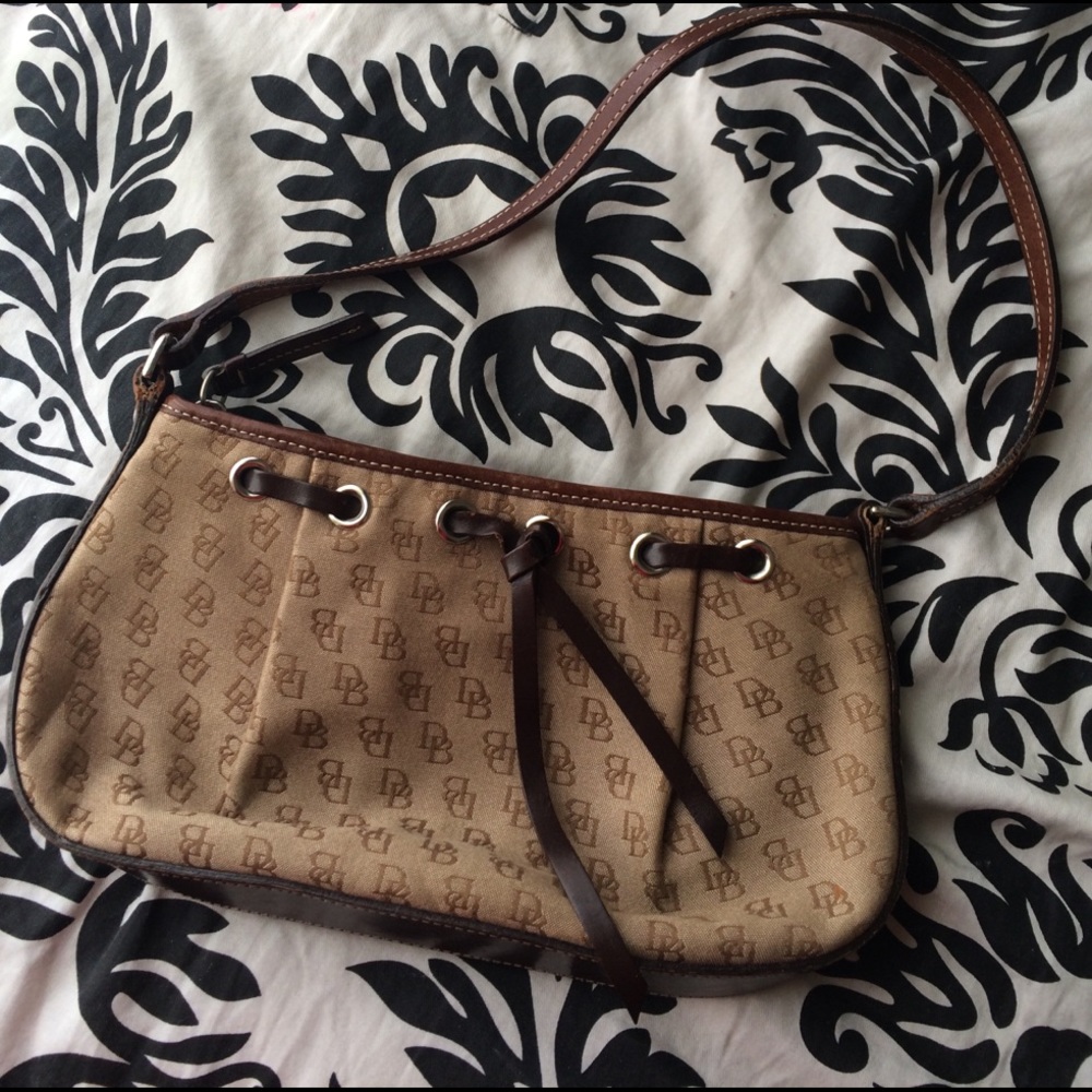 DOONEY & BOURKE Canvas & Leather Baguette